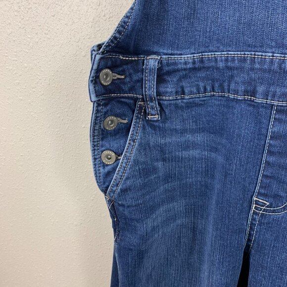 Torrid Vintage Overall VIntage Stretch Denim Jean Size 10 - Picture 3 of 8